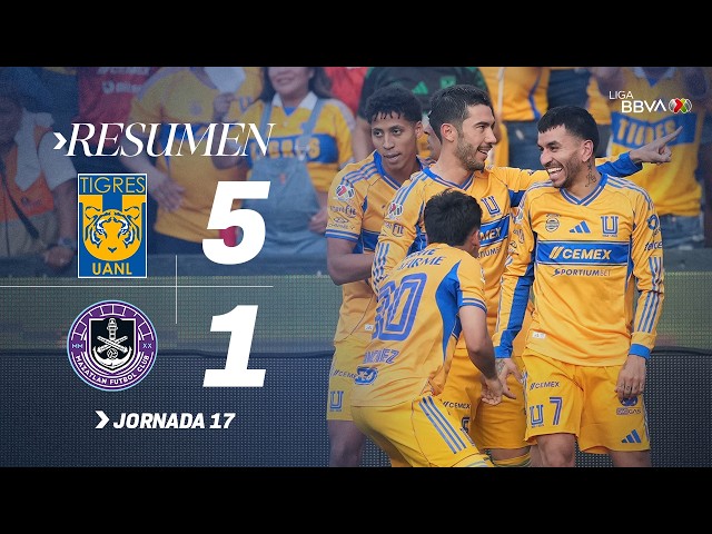 TIGRES 5-1 MAZATLÁN | Tribute to Gignac and Tigres rout at El Volcán | With Mexico C26 J17