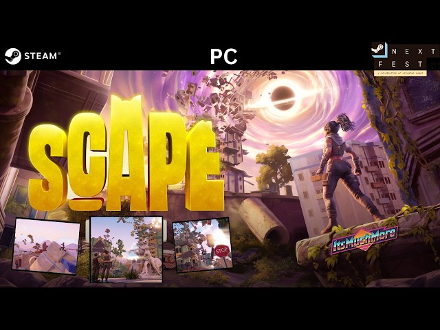 I keep falling and falling! Scape Demo First Look - Steam Next Fest 2026