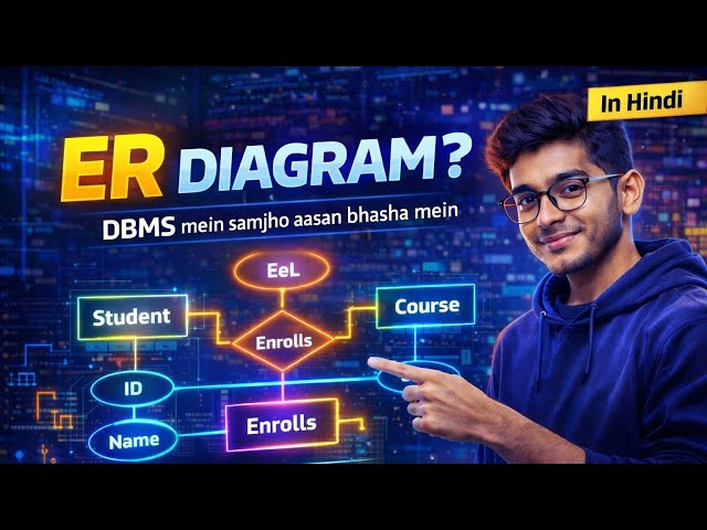 ER Diagram hota Kya Hai? | DBMS ER Diagram Explained in Hindi | Entity Relationship Diagram
