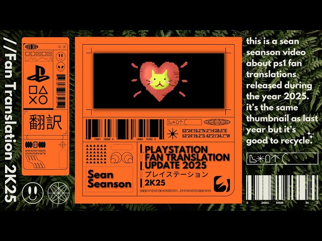 PS1 Fan Translations (2025 Update) | Sean Seanson
