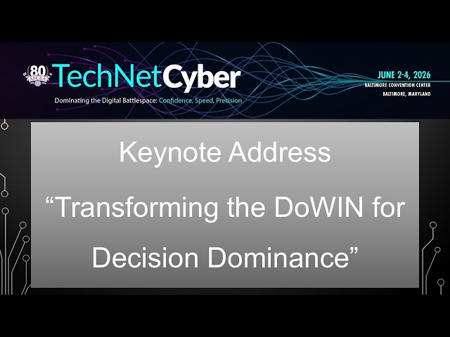Transforming the DoWIN for Decision Dominance