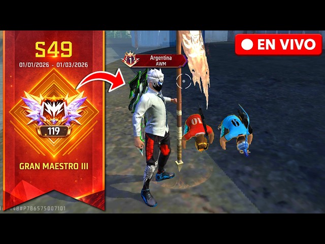 ¡SUBIENDO A GRAN MAESTRO EN DIRECTO! 😱🔥 FREE FIRE