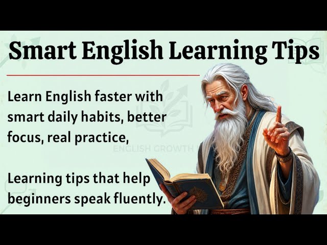 Smart English Learning Tips | How to Learn English Faster and Better for Beginners | Learn English