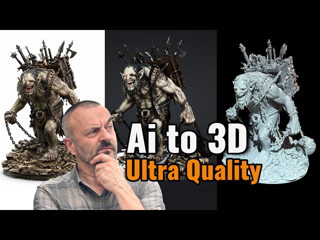 Hi3D V3.0 Is a HUGE Leap — AI 3D From ONE Image, Then I Printed It!
