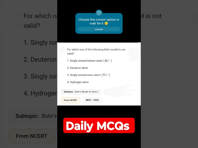 Daily MCQs #ncert #neet #jee #physics #pyq