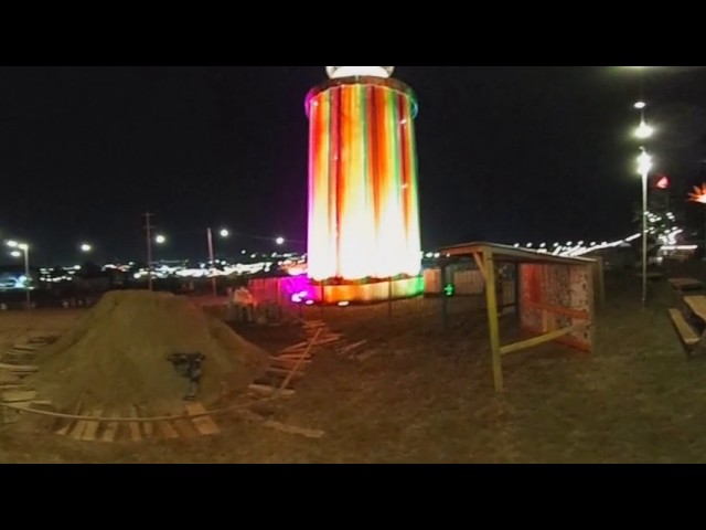 Glastonbury Festival Ribbon Tower