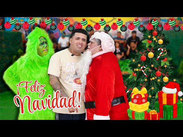 Jefferson y el Grinch se enfrentan a Papa Noel | La Casa de la Comedia