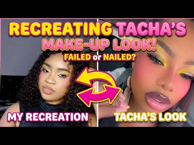 I Recreated Tacha’s Makeup Look 😍 | Full Makeup Tutorial”