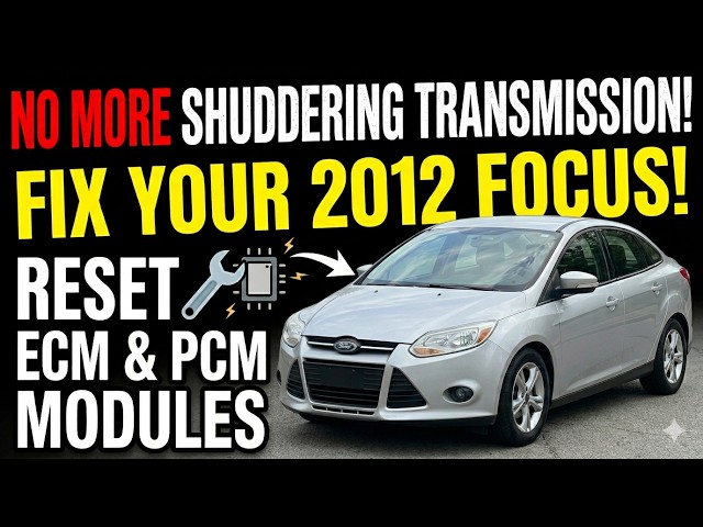 How To: Clear or Reset a Ford Focus ECM / PCM Module (JOATD)