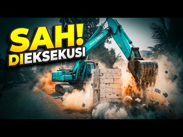 OFFICIAL! Final Building Demolition for the Sawangan Kubro Alternative Road