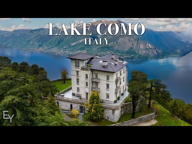 ¡Alojarse en una lujosa mansión LAKE COMO con impresionantes vistas!