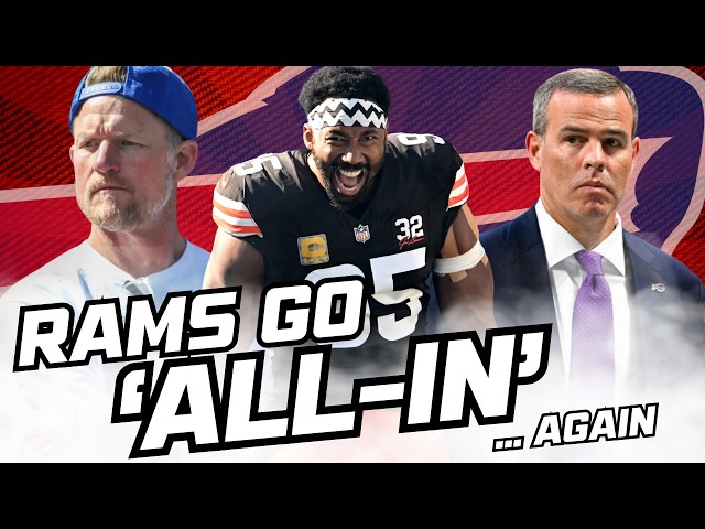 The RAMS go 'ALL IN' for MYLES GARRETT, will the BILLS 'way' WORK!?