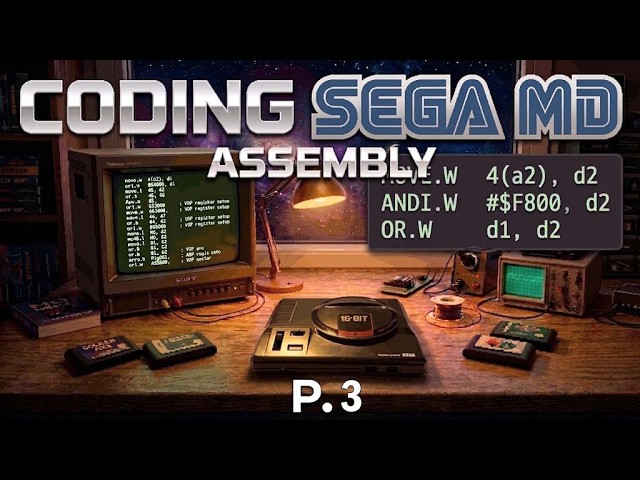 Writing Our Own Program for the Sega Genesis / Mega Drive in Assembly. Part 3