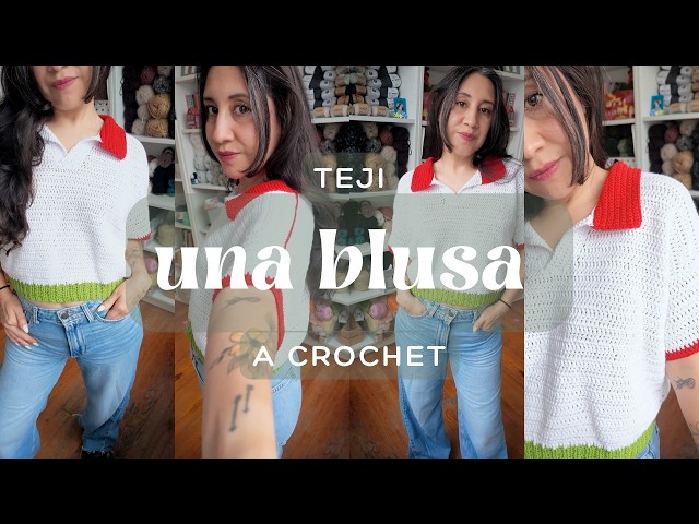 Blusa a Crochet para principiantes // crochet facil // #crochet
