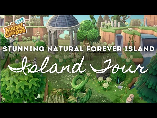 This GORGEOUS Natural Island Took 2,100+ Hours to Build | Animal Crossing New Horizons Island Tour