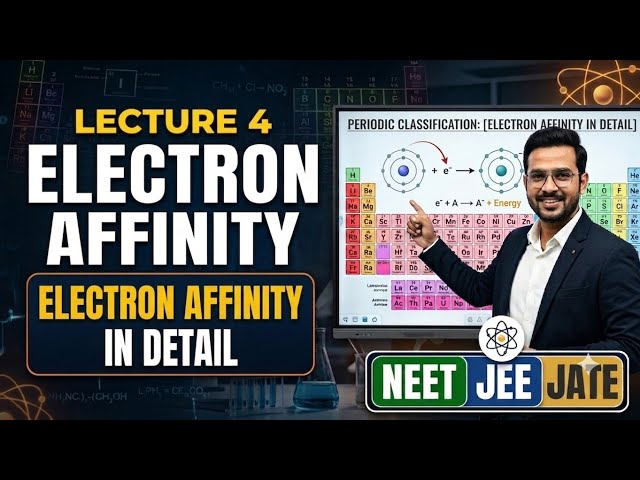 LECTURE 4 ELECTRON AFFINITY 