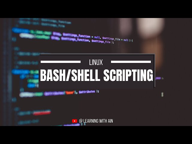 Bash Scripting  Statements and Variables Commands in Linux | Linux