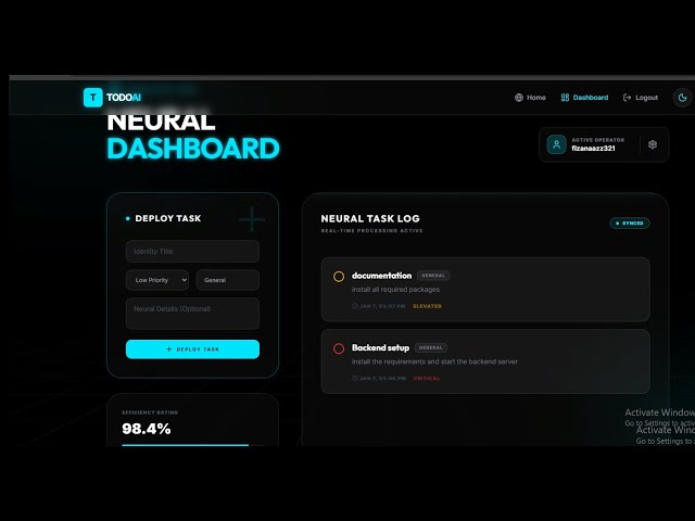 Building a Stunning 3D AI-Native Todo App | Next.js 14, FastAPI & PostgreSQL