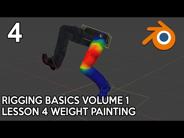 Blender Rigging Basics Lesson 4: Weight Painting