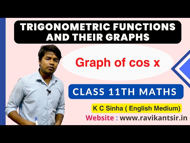 Trigonometric Functions and Their Graphs - Class 11th Maths | K C Sinha Solution | Graph of cos x