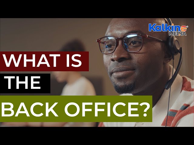 What is the back office?