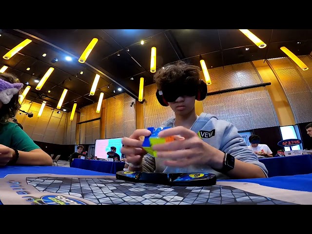 3x3 Blindfolded 33.32 PR Single | Second Place