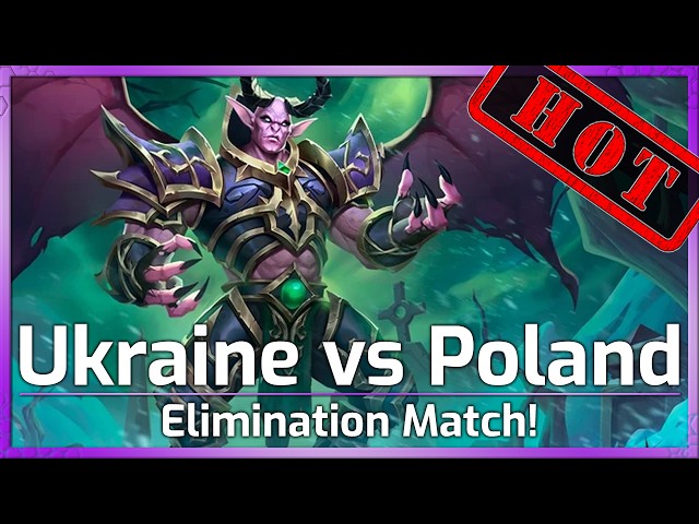 HOT! Ukraine vs Poland! Elimination Match! - Nations Cup - Heroes of the Storm