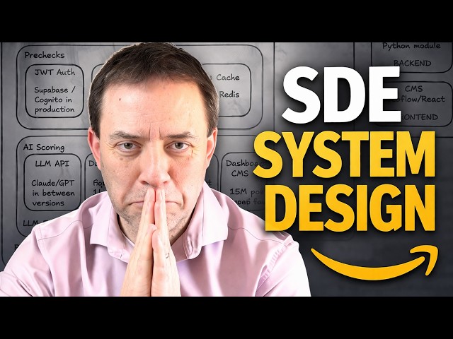 How to Ace the Amazon SDE System Design Interview