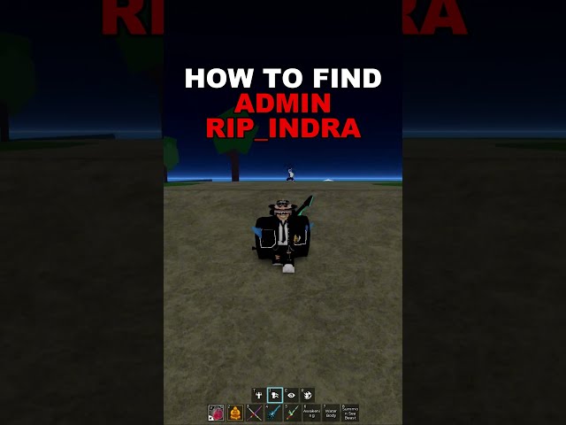How to find Admin Rip_Indra  #roblox #bloxfruits #bloxfruit #tutorial #rip_indra #shorts #admin