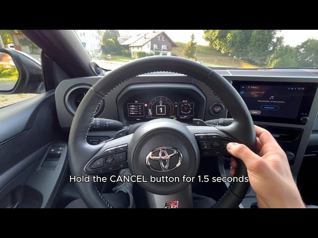 AAC Module Demo – Disable Assist Systems via Cancel Button (2024+ Toyota & Lexus)