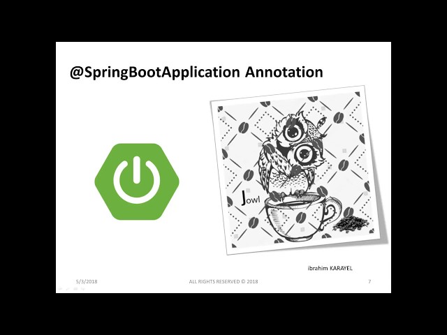Spring Boot Application annotation
