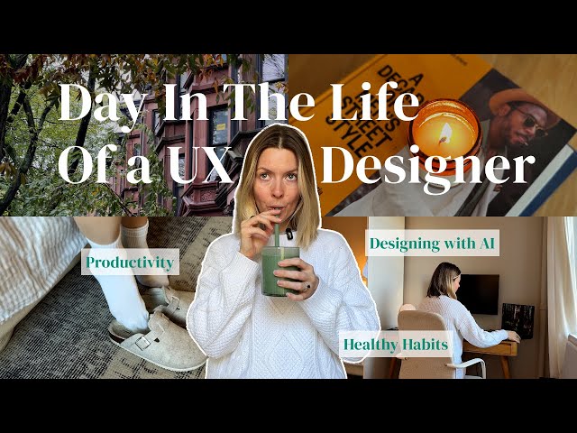 A Day in My Life Working From Home as a UX Designer | Figma AI Tool & Cozy Productivity