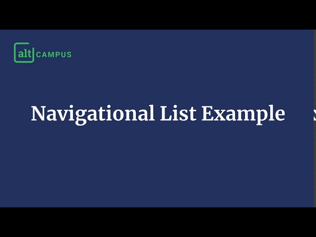 Build a Navigation Bar with HTML and CSS