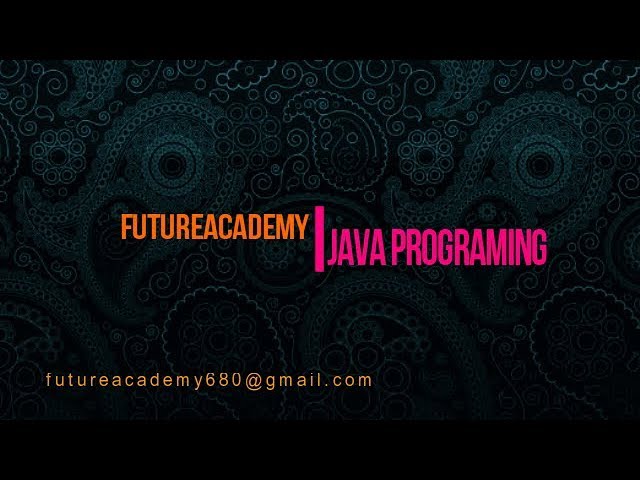JAVA CLASS PROGRAM