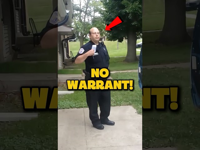 Cop TRIES to ILLEGALLY Enter Home With NO Warrant!