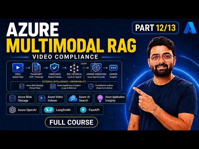 Build a Azure Video RAG with LLMops | Observability  with Langsmith Tracing   Agentic AI Full Course