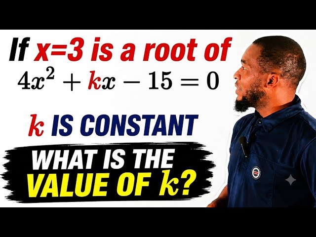 If k Is a Constant, What Is Its Value? 🤯 | Algebra Challenge