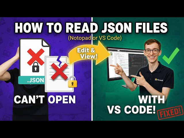 How to Read JSON Files (Notepad or VS Code)