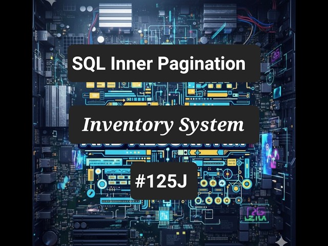 Advance Practical PHP SQL Inner Pagination - video 125J