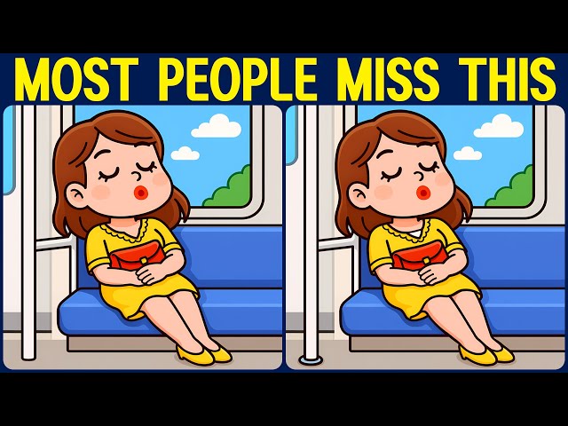 [Spot the Difference Brain Training] Try this slightly tricky puzzle.