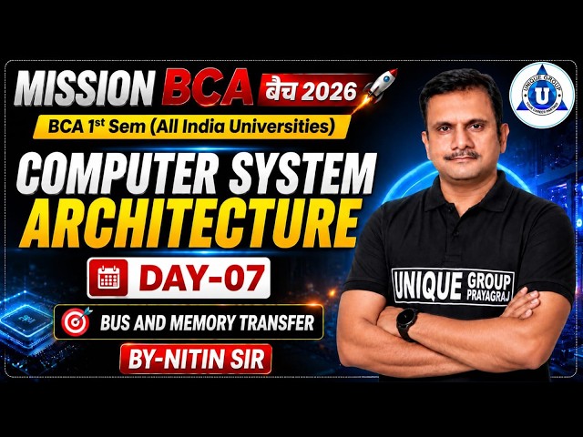 🔥 BCA Computer System Architecture | Day 07 | Bus & Memory Transfer | BCA 1st Sem 2026