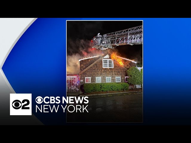 Long Island landmark the Milleridge Inn catches fire