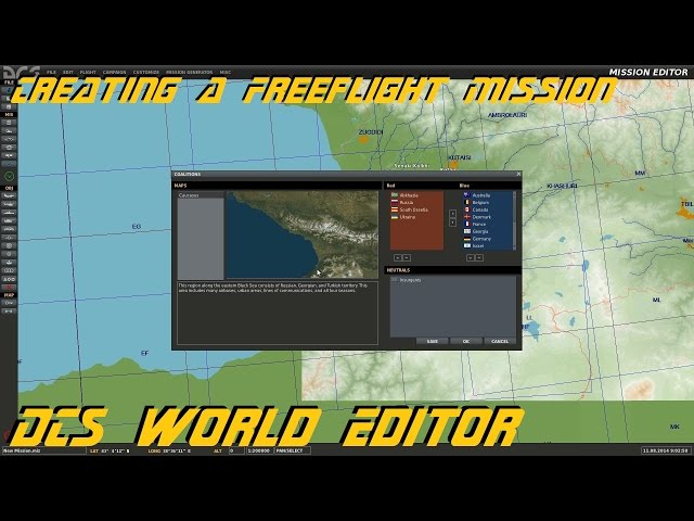 DCS World Editor - Creating a Freeflight mission