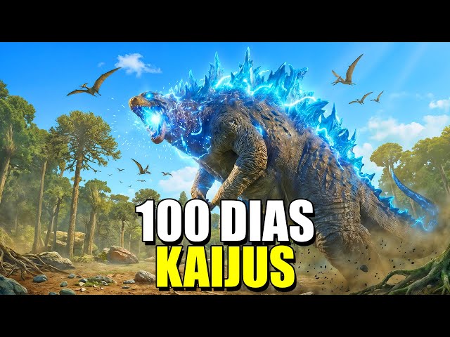 Sobreviví 100 Días con los Kaijus Más Poderosos en Crystal Isles
