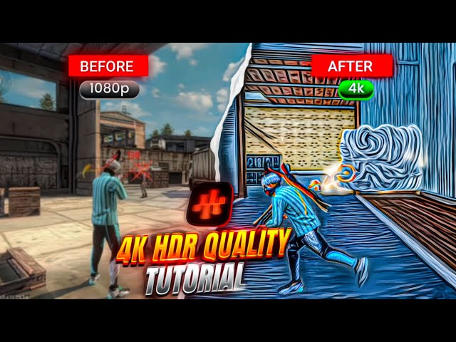 Free Fire 4K Quality Tutorial 😱 || How to Increase FF Quality on Android Phone 📱||