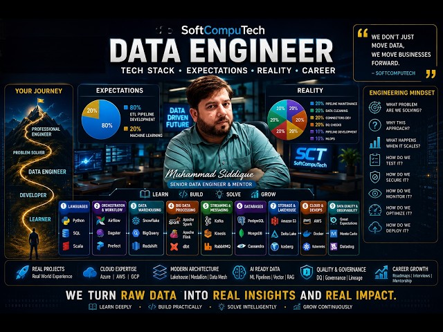 What is Data Engineering? Complete Roadmap for Beginners | SoftCompuTech Data Engineering #2