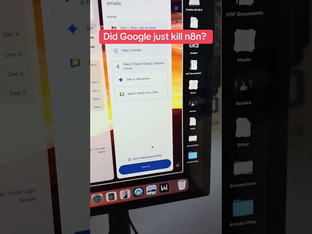 NEW Google Workspace Studio Builds Agents in Seconds