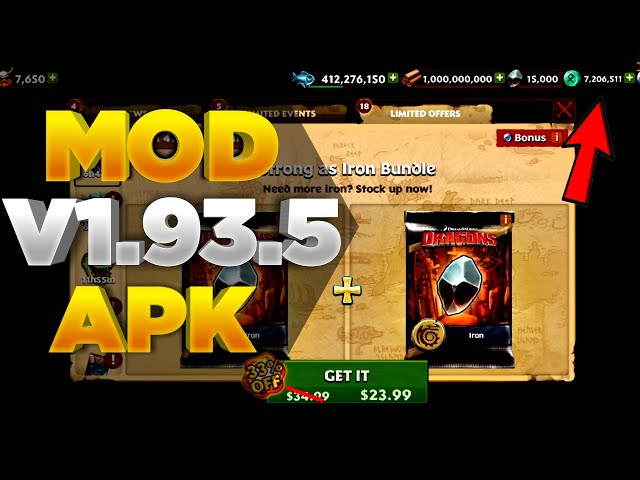 Dragons: Rise of Berk MOD APK 1.93.5 (Unlimited Runes/ Free Packs) + Free Light Fury