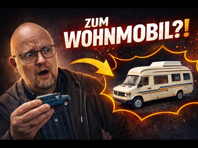 Conversion to a camper van Mercedes Model Car Resurrection [modellautos-dresden]
