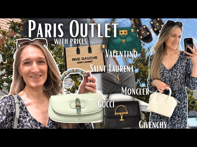PARIS OUTLET VLOG🛍️ 75% off Gucci Saint Laurent Valentino Moncler La Vallée Village | Lesley Adina